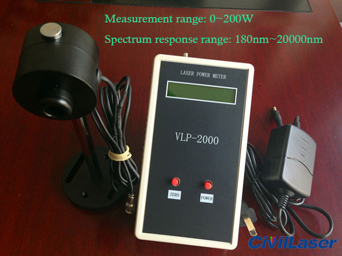 مقياس طاقة الليزر wide Rang 0~200W 180nm~20000nm High accuracy